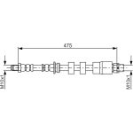 Bremsschlauch | BMW X1 | 1987481678