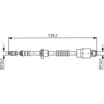 Bremsschlauch | BMW X3,X4 | 1987481677