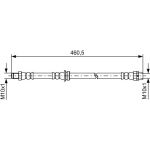 Bremsschlauch | BMW X5,X6 | 1987481598