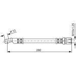 Bremsschlauch | FIAT 126 | 1987476238