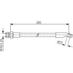 Bremsschlauch | FIAT 127,128 | 1987476245