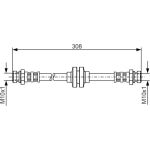 Bremsschlauch | FIAT Bravo,Stilo | 1987481185