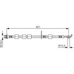 Bremsschlauch | FORD Fiesta | 1987481700