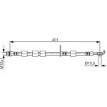 Bremsschlauch | FORD Fiesta | 1987481701