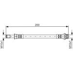 Bremsschlauch HA | FORD Galaxy,S-Max 07 | 1987481443