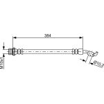 Bremsschlauch | KIA | 1987481884