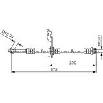 Bremsschlauch | KIA Picanto | 1987481393