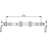 Bremsschlauch | MERCEDES | 1987481744