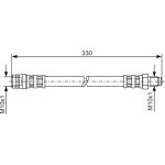 Bremsschlauch | MERCEDES M-Klasse | 1987476081