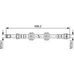 Bremsschlauch | MINI | 1987481727