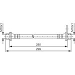 Bremsschlauch | MITSUBISHI | 1987481441