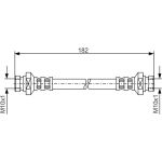 Bremsschlauch | MITSUBISHI Pajero,L 200 | 1987481010