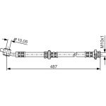 Bremsschlauch | NISSAN Almera | 1987476168