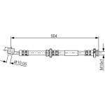 Bremsschlauch | NISSAN Almera Tino | 1987476995