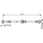 Bremsschlauch | NISSAN Almera Tino | 1987476997