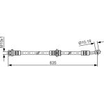 Bremsschlauch | NISSAN Qashqai | 1987481433