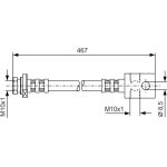 Bremsschlauch | NISSAN Terrano II | 1987476903