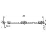 Bremsschlauch | NISSAN X-Trail | 1987476399