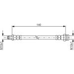 Bremsschlauch | OPEL Adam,Corsa | 1987481669