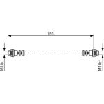 Bremsschlauch | RENAULT Kangoo | 1987476956