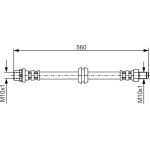 Bremsschlauch | ROVER,MG | 1987476923