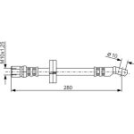 Bremsschlauch | SEAT,FIAT,AUTOBIANCHI,LANCIA | 1987476239