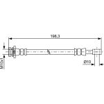 Bremsschlauch | SUZUKI Swift, SX4 | 1987481630