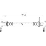 Bremsschlauch | TOYOTA Auris, Corolla | 1987481738