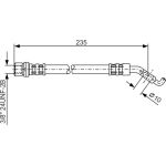 Bremsschlauch | TOYOTA Corolla | 1987476207