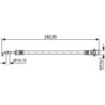 Bremsschlauch | TOYOTA Yaris 05 | 1987481643