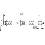 Bremsschlauch | TOYOTA Yaris | 1987476833