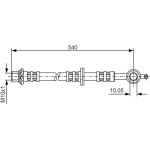 Bremsschlauch | TOYOTA Yaris | 1987476834