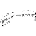 Bremsschlauch | TOYOTA,DAIHATSU | 1987481408