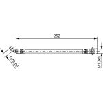 Bremsschlauch | TOYOTA,LEXUS | 1987481662