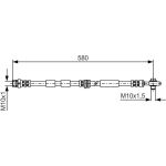 Bremsschlauch VA | AUDI,SEAT,SKODA,VW | 1987476849