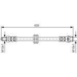 Bremsschlauch VA | BMW E36,Z3 90 | 1987476444