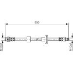 Bremsschlauch VA | BMW X3 04 | 1987481056