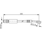 Bremsschlauch VA | CHEVROLET,OPEL | 1987476691