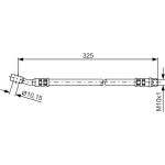 Bremsschlauch VA | OPEL Meriva 03 | 1987476394