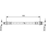 Bremsschlauch VOLVO | VOLVO V70,V60,XC70,S60,S80 | 1987481564