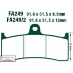 EBC Bremsklötze | HH, Sinter | FA249HH