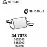 Endschalldämpfer | OPEL Corsa 93 | 34.7078