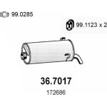 Endschalldämpfer | PEUGEOT 306 93 | 36.7017