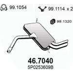 Endschalldämpfer | SEAT Altea 1.9 TDi 04/04-03/05 | 46.7040