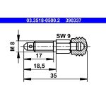 Entlüfterschraube/-Ventil | 03.3518-0500.2