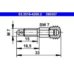 Entlüfterschraube/-Ventil | 03.3518-4200.2