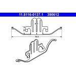 Feder, Bremssattel | 11.8116-0137.1