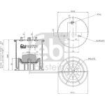 Federbalg, Luftfederung | 102721