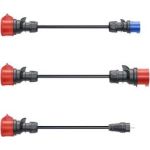 Gemini flex 11 kW Set | Haushaltsstecker, blau, rot | CH-04-33