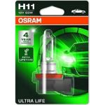 H11 Osram | 12V 55W PGJ19-2 | Ultra Life, 1Stk-Blister | 64211ULT-01B